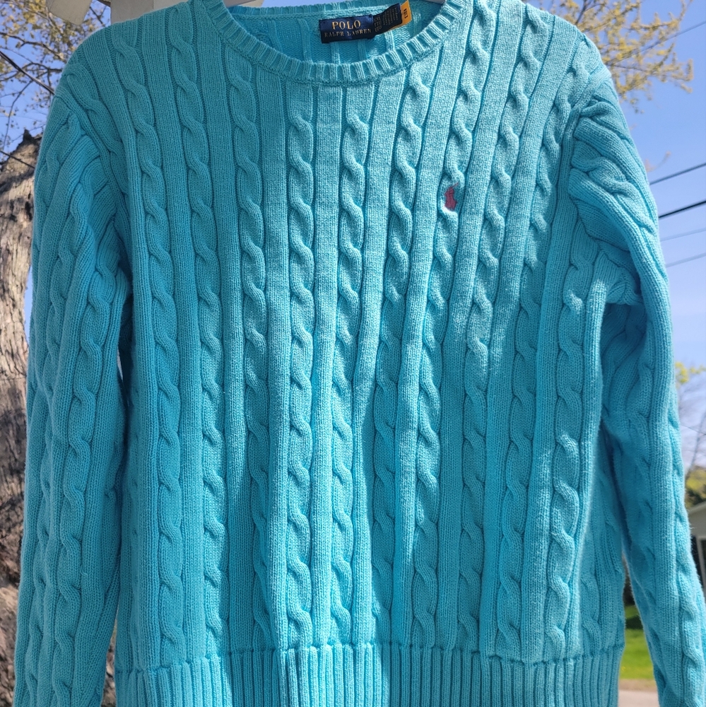 Cable Knit Sweater, POLO RALPH LAUREN, XXL WOMEN'S